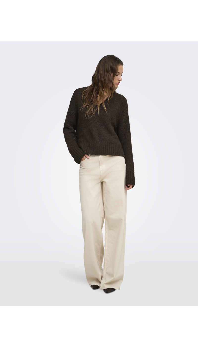 Pull Maille Coffee Beam ONLFIONA ONLY - 1 | TOPS